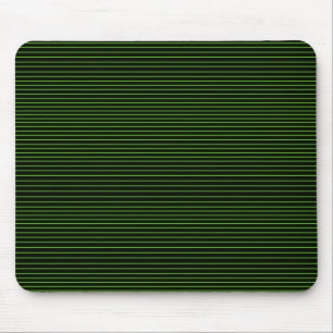 Green minimal lines mouse mat