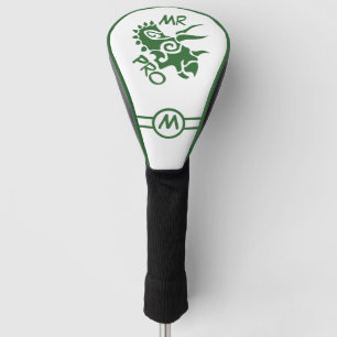 Green Mister Pro Triceratops Skilled Ancient  Golf Head Cover