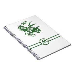 Green Mister Pro Triceratops Skilled Ancient Notebook
