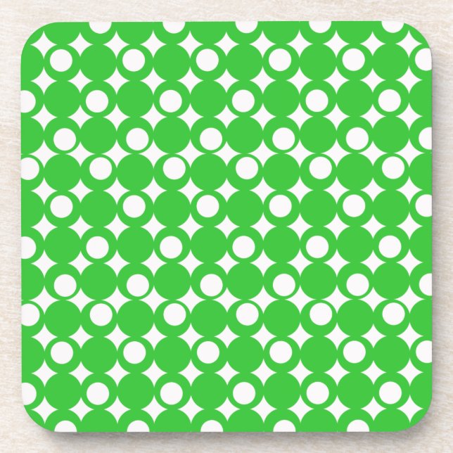 Green Mod Ball Design @ Emporio Moffa Coaster (Front)