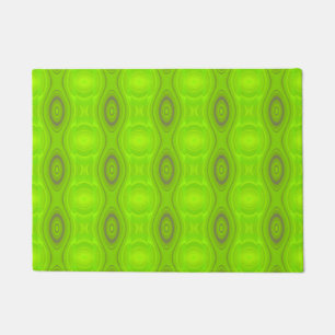 Green Mod Pattern Doormat