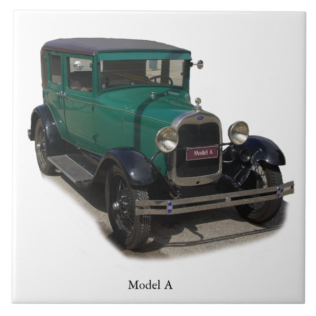 Green Model A tile (Front)