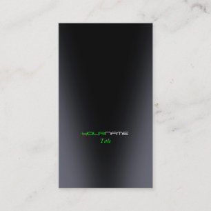 Green Modern Business Card