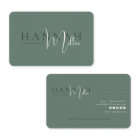 Green | Modern Elegant Minimalist QR Code 