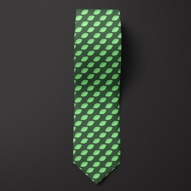 Green Monochromatic Football Tie (Creator Uploaded)
