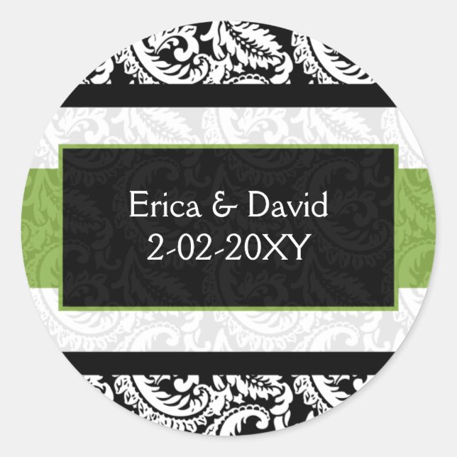 green  Monogram label (Front)