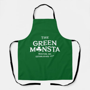 Green Monsta Boston Green Monstah Baseball Gift  Apron