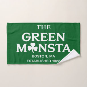 Green Monsta Boston Green Monstah Baseball Gift  Hand Towel