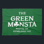Green Monsta Boston Green Monstah Baseball Gift  Tea Towel<br><div class="desc">Green Monsta Boston Green Monstah Baseball Gift</div>