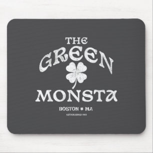 Green Monsta Funny Boston M New England Srts Gift  Mouse Mat