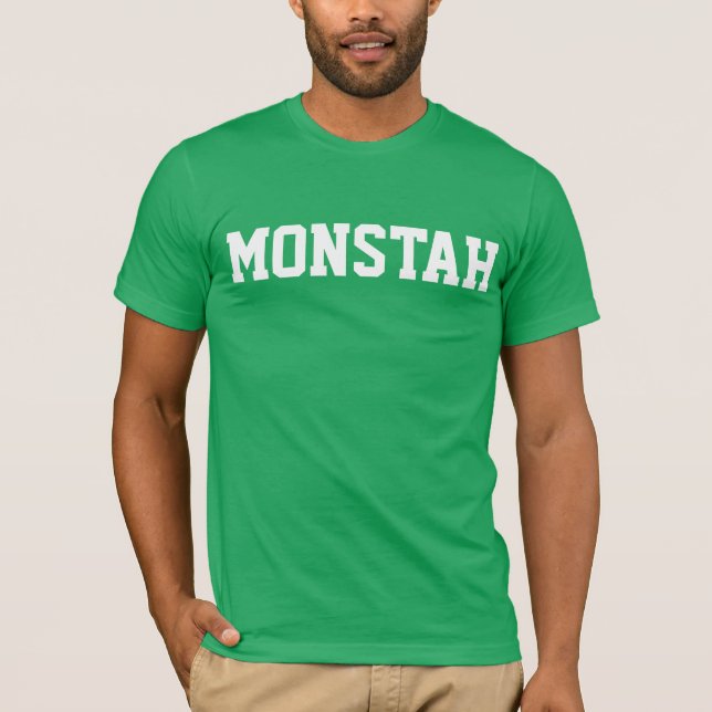 Green "Monstah" Tee (Front)