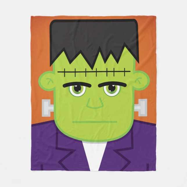 Green monster fleece blanket (Front)