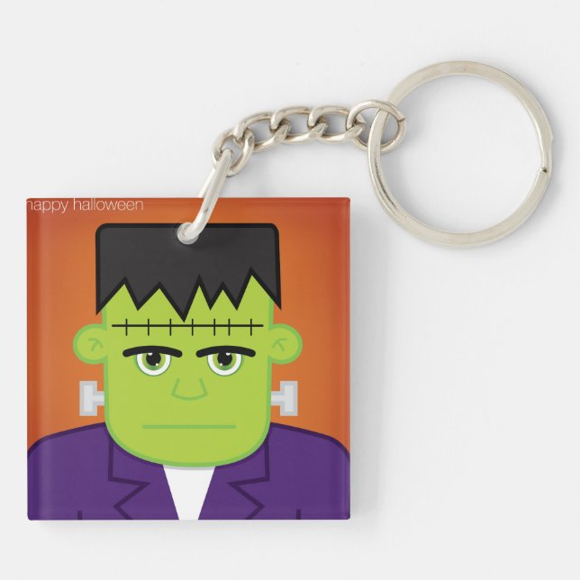 Green monster key ring (Back)