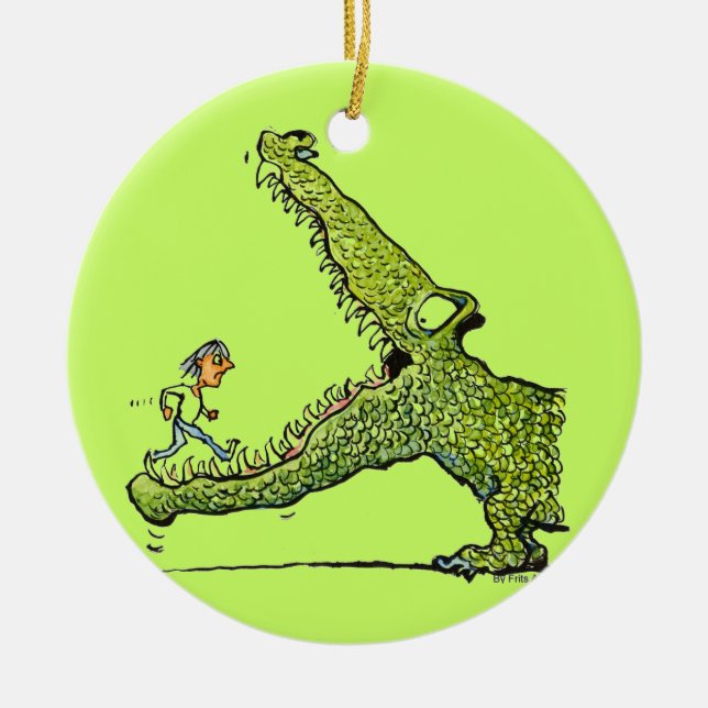 Green Monster Ornament (Front)