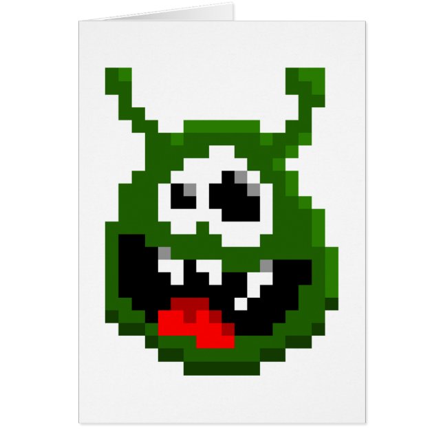 Green Monster - Pixel Art (Front)