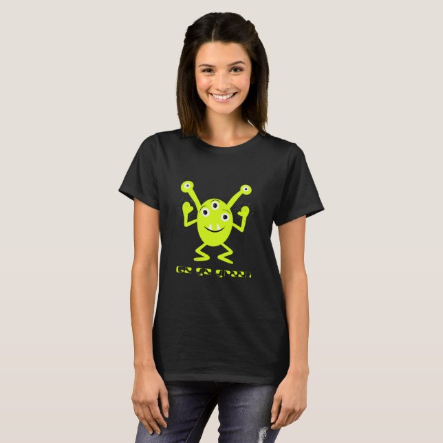 Green monster T-Shirt (Front Full)
