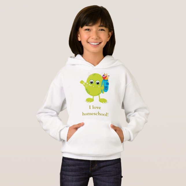 Green Monster with Bookbag (Front Full)