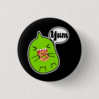 Green Monster With Cookie Button
