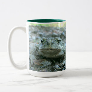 Green Montana Toad Amphibian LG Mug Two tone