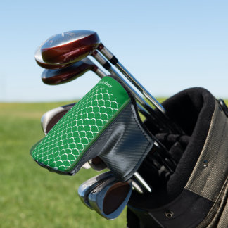 Green Moroccan Pattern Design Golf Head Cover