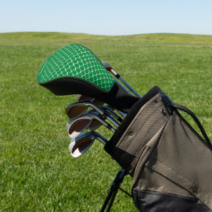 Green Moroccan Pattern Design Golf Head Cover