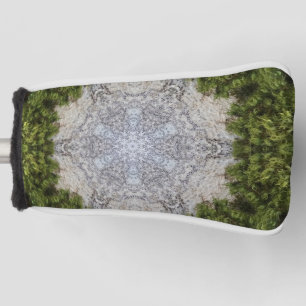 Green Moss & Earth Nature Art Golf Head Cover