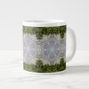 Green Moss & Earth Nature Art Large Coffee Mug