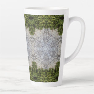 Green Moss & Earth Nature Art Latte Mug