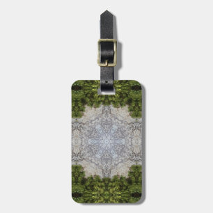 Green Moss & Earth Nature Art Luggage Tag