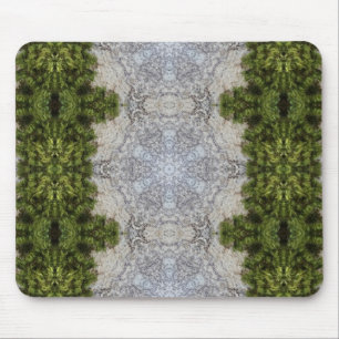 Green Moss & Earth Nature Art Mouse Mat