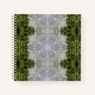 Green Moss & Earth Nature Art Notebook