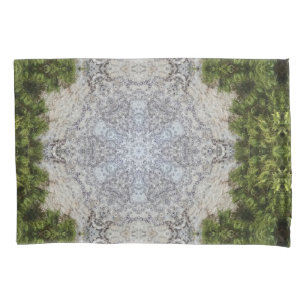 Green Moss & Earth Nature Art Pillowcase