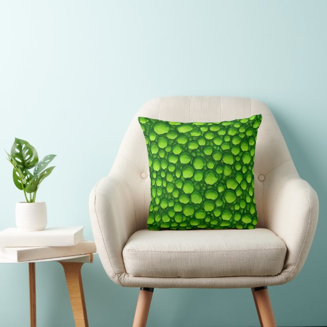 Green Mossy Pattern Cushion (Chair)