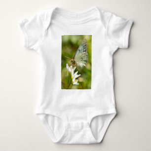 Green Moth on False Garlic Apparel and Gifts Baby Bodysuit