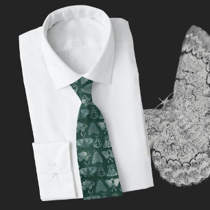 Green Moth Tie