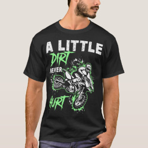 Green Motorcycle Dirt Bike MX Motocross Mens Boys T-Shirt