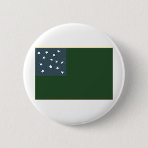 Green Mountain Boys and the Vermont Republic Flag 6 Cm Round Badge