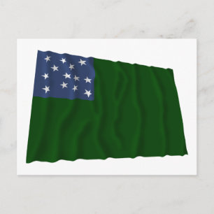 Green Mountain Boys flag Postcard