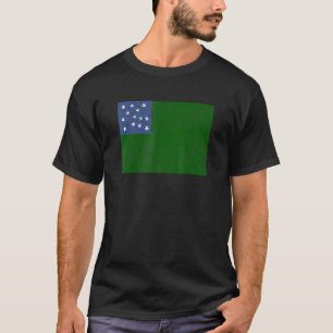 Green Mountain Boys Vermont Republic Flag Usa T-Shirt