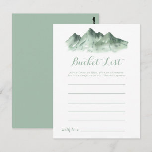 Green Mountain Country Bucket List Cards