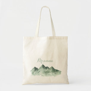 Green Mountain Country Calligraphy Bridesmaid  Tote Bag