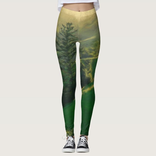 Green Mountain Leggings (Front)