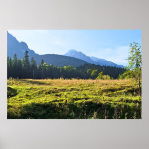 Green Mountain Meadow – Wild Nature Romania Poster