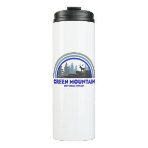Green Mountain National Forest Rainbow Deer Thermal Tumbler