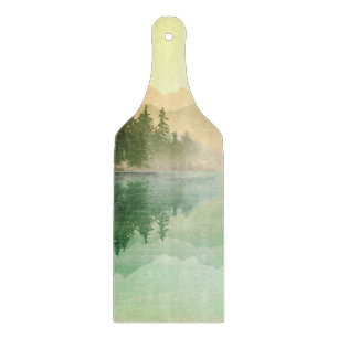 Green Mountains and Forest Landscape Cutting Board