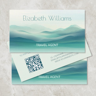 Green Mountains Travel Agent    QR Code Business Card