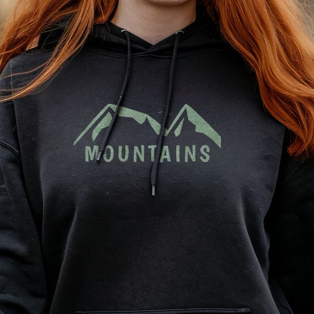 Green Mountains Woman Hoodie (Green Mountains Woman Hoodie)