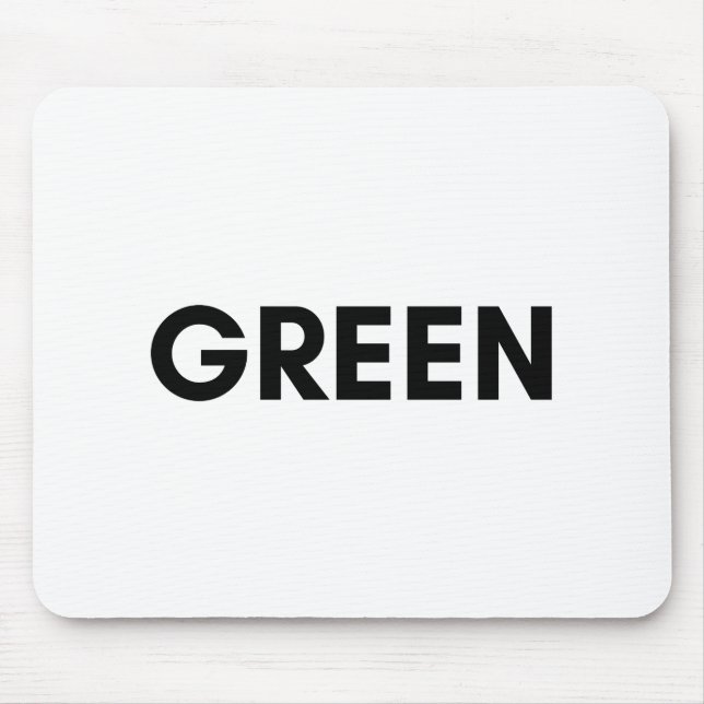 green mouse mat (Front)