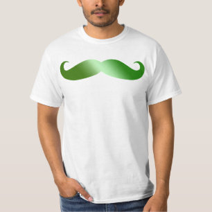 Green Moustache Irish Moustache T-Shirt