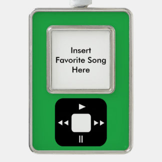 Green MP3 Player Ornament -Add Your Favourite